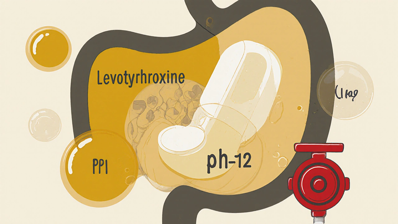 Levothyroxine and Proton Pump Inhibitors: How They Interfere with Absorption