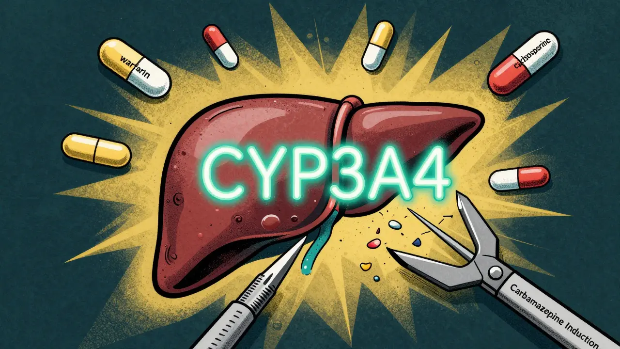 Carbamazepine Generics: Enzyme Induction and Drug Interactions Explained